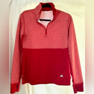 Adidas Limitless Climalite Quarter Zip Athletic Pullover with Pockets size S